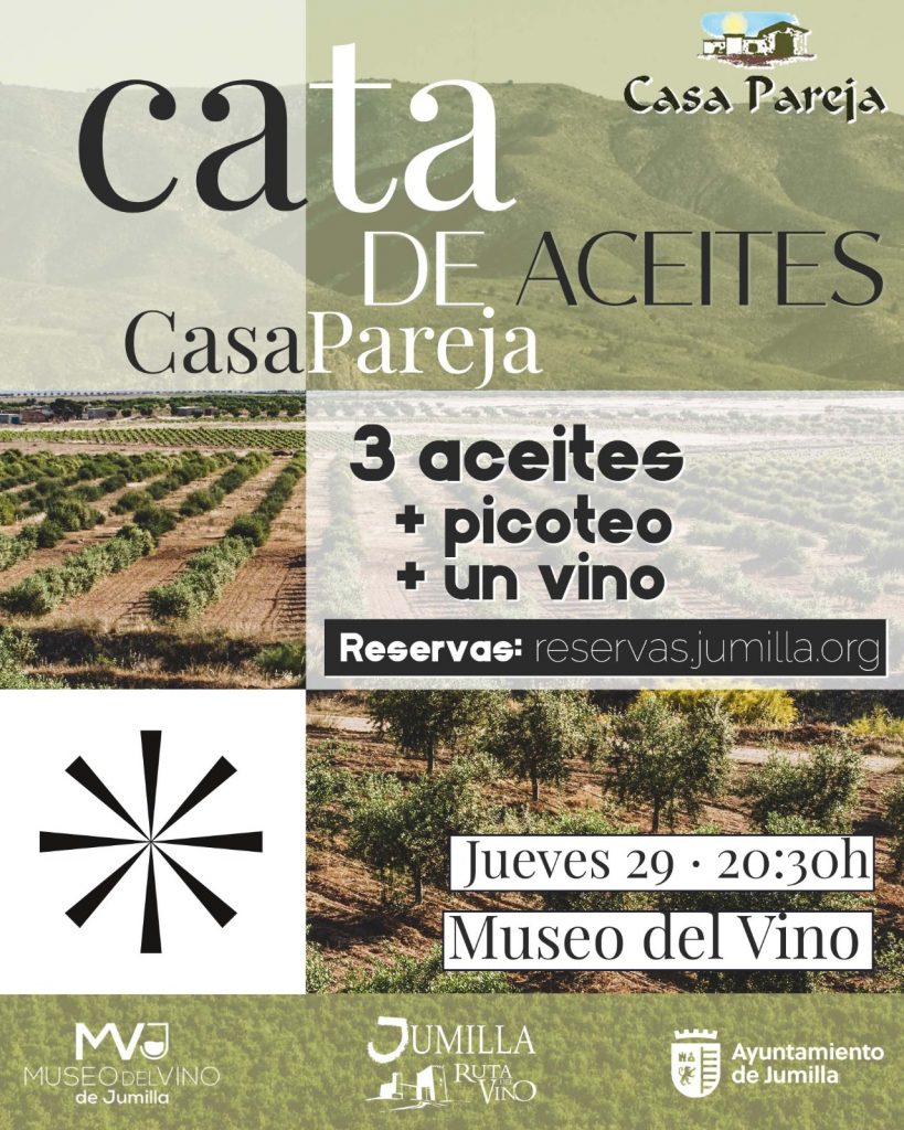 El jueves 29 tenemos el primer Jueves de Cata del 2026. ¡Y lo hacemos con una cata de aceites Casa Pareja